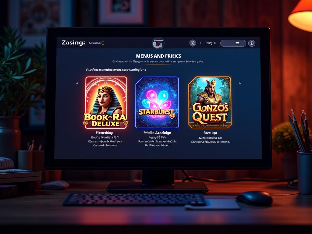 Une roulette virtuelle colorée avec des jetons et des cartes, illustrant la diversité des jeux de hasard en ligne