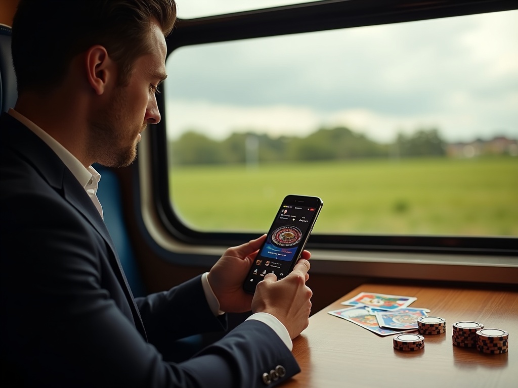 Un joueur concentré sur son ordinateur portable misant sur une table de roulette virtuelle du Blitz Casino
