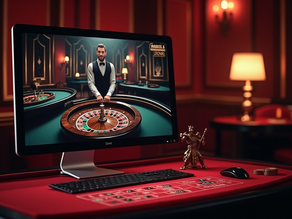 Capture d'écran de la roulette en ligne sur Ladbrokes Casino Belgique en 2025 avec des jetons et jeux de hasard affichés